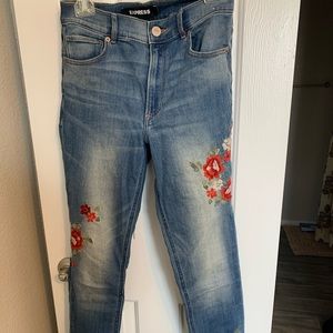 Express high rise skinny jeans